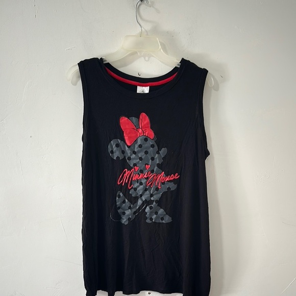 Disney Black and Red Minnie Mouse Tank Top - Picture 1 of 3